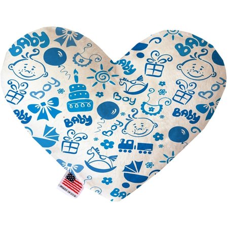 MIRAGE PET PRODUCTS 6 in. Baby Boy Heart Dog Toy 1164-TYHT6